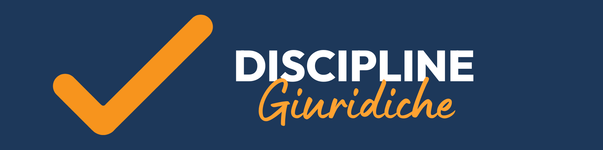 Discipline giuridiche
