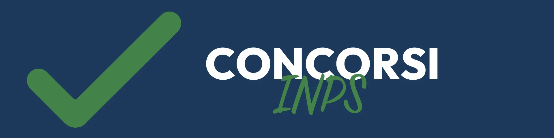 CONCORSI INPS 2026