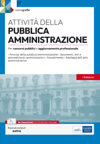  Attività della pubblica amministrazione