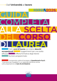  [EBOOK] Orientamento Universitario 2025/2026: Guida alla scelta del corso di laurea