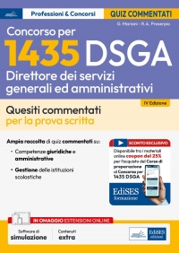  Concorso 1435 DSGA  Direttore dei Servizi Generali e Amministrativi - Test commentati