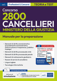  Concorso 2800 Cancellieri esperti Ministero della Giustizia