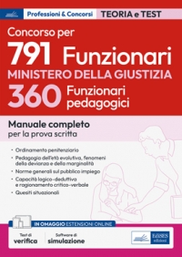  [EBOOK] Concorso 791 posti al Ministero della Giustizia - Profilo 360 Funzionari Pedagogici