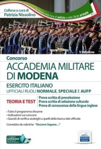  Concorso Accademia Militare di Modena - Ufficiali Esercito Italiano