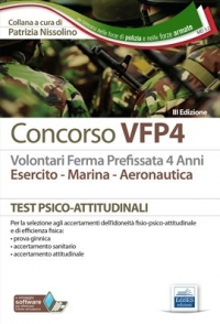  Concorso VFP4 - Test psico-attitudinali Esercito Marina Aeronautica