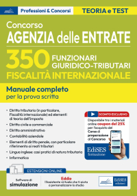 Concorso Agenzia delle Entrate 350 Funzionari fiscalità internazionale