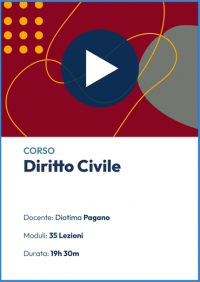  Videocorso online di Diritto Civile