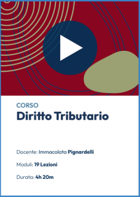  Videocorso online di Diritto Tributario