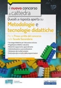  [EBOOK] Concorso a cattedra - Quesiti a risposta aperta su Metodologie e tecnologie didattiche