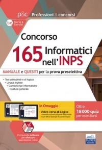  [EBOOK] Concorso 165 Informatici INPS: manuale e quesiti per la preselezione