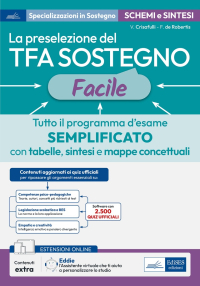  [EBOOK] TFA sostegno Facile -  Schemi e schede di sintesi con 2500 Quiz ufficiali