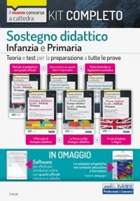  Kit Completo concorso a cattedra Sostegno didattico Infanzia e primaria - Edizione 2020