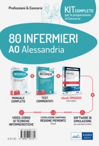  Kit concorso 80 Infermieri Alessandria