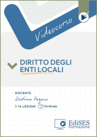  Videocorso online di Diritto degli enti locali 