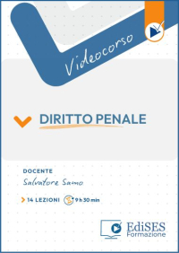  Videocorso online di Diritto penale