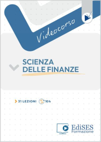  Videocorso online di Scienza delle Finanze