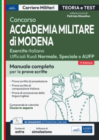  Concorso Accademia Militare di Modena - Ufficiali Esercito Italiano