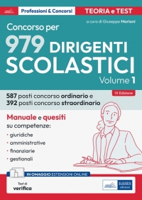  Il Manuale del concorso per 2425 Dirigenti Scolastici (vol. 1) - Edizione Aprile 2019