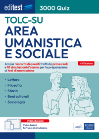  TOLC-SU 2025: raccolta di 3.000 Quiz per i test di Area umanistica e sociale