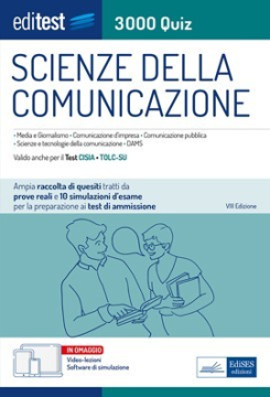 Test Scienze della Comunicazione: raccolta di 3000 Quiz - Anche per TOLC-SU Test Scienze della Comunicazione: raccolta di 3000 Quiz - Anche per TOLC-SU