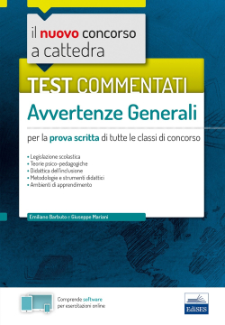 [EBOOK] Test commentati su Avvertenze Generali