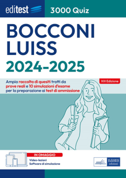 [EBOOK] Test Bocconi - Luiss 2024: Raccolta di 3.000 Quiz