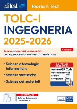 TOLC-I 2025:  manuale di teoria per il test di Ingegneria