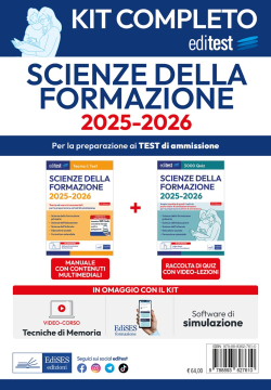 Kit Completo Test Scienze della Formazione Primaria 2025