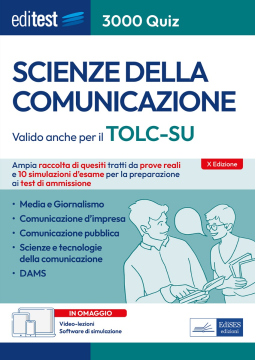 Test Scienze della Comunicazione 2025 - TOLC-SU: raccolta di 3000 Quiz 