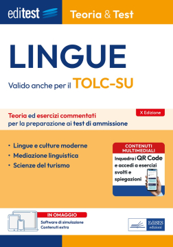 Test Lingue 2025 - TOLC-SU: manuale di teoria