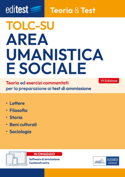 [EBOOK] TOLC-SU 2025: manuale per i test di ammissione di Area umanistica e Sociale