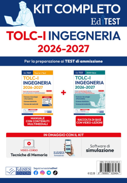 TOLC-I 2026: Kit completo per il test di Ingegneria
