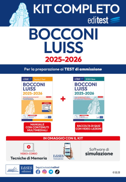 Kit Completo Test Bocconi - Luiss 2025