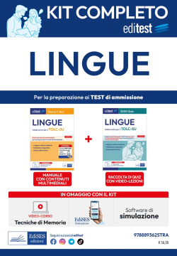 Test Lingue 2025: Kit completo 