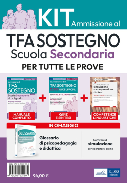 Kit Base Specializzazione Sostegno didattico Scuola Secondaria 2024