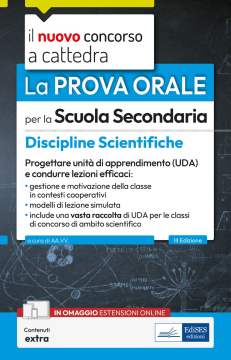 Concorso a cattedra - La prova orale per la scuola secondaria - Discipline scientifiche