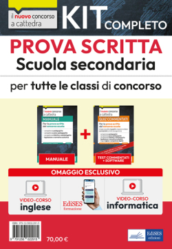KIT Concorso a cattedra Prova scritta Scuola secondaria PNRR3