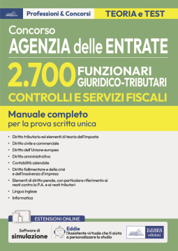 [EBOOK] Manuale concorso 2700 Funzionari Giuridico-Tributari - Agenzia delle Entrate