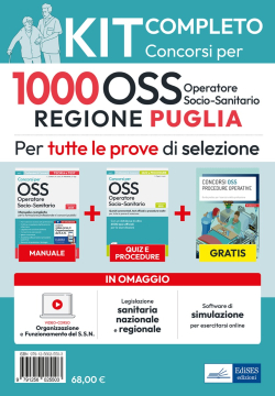 Kit concorso 1000 posti OSS Regione Puglia