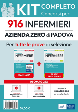 Kit Concorso 916 Infermieri Azienda Zero di Padova