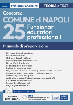 Concorso Comune di Napoli: 25 Funzionari educatori professionali