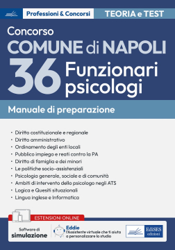 Concorso Comune di Napoli: 36 Funzionari Psicologi