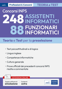Concorsi INPS 248 assistenti informatici e 88 funzionari informatici