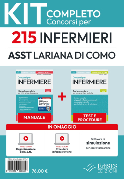 Kit Concorso 215 Infermieri Lariana di Como
