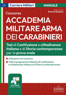 Concorso Accademia Carabinieri - Tesi di Costituzione e cittadinanza italiana e di Storia contemporanea per la prova orale