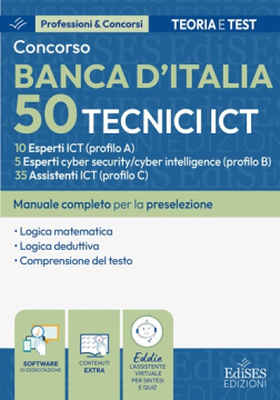 Concorso Banca d’Italia 50 Tecnici ICT - Test preselettivo