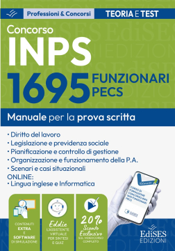 Manuale prova scritta concorso INPS - 1695 Funzionari PECS 