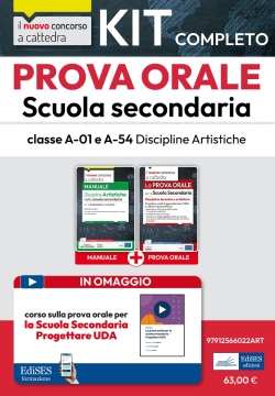 Kit prova orale Discipline artistiche nella scuola secondaria