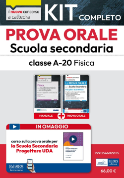 Kit prova orale Fisica nella scuola secondaria di II grado