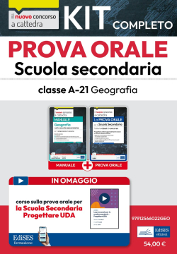 Kit prova orale Geografia nella Scuola Secondaria